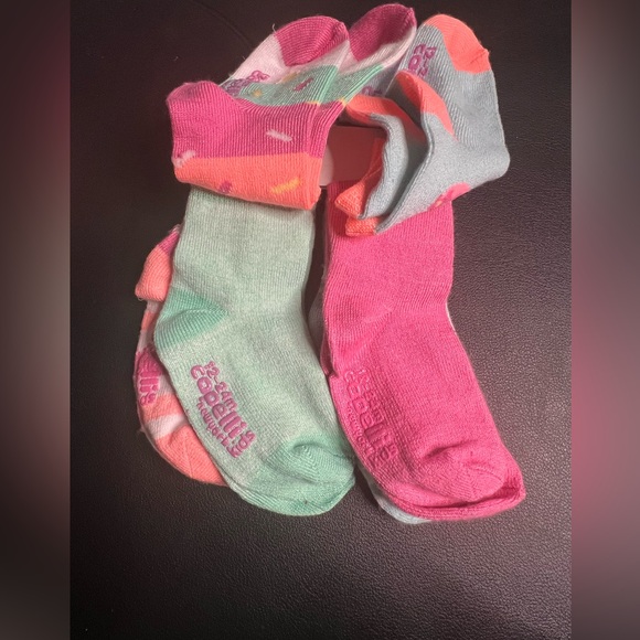 Capelli of New York Kids NWT 6-pack baby and toddler girl socks - Picture 5 of 9